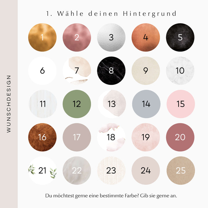 WETTERFEST 68x21mm individuelle Aufkleber