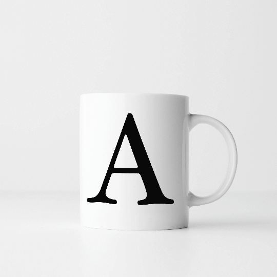 Buchstabe A - Keramiktasse